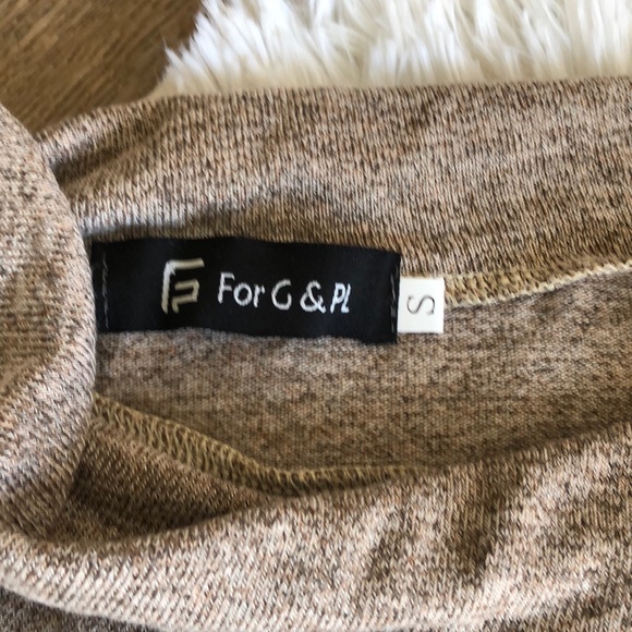 NIB For G & PL Long Sleeve Cowel Neck Shirt Dress - Picture 3 of 6